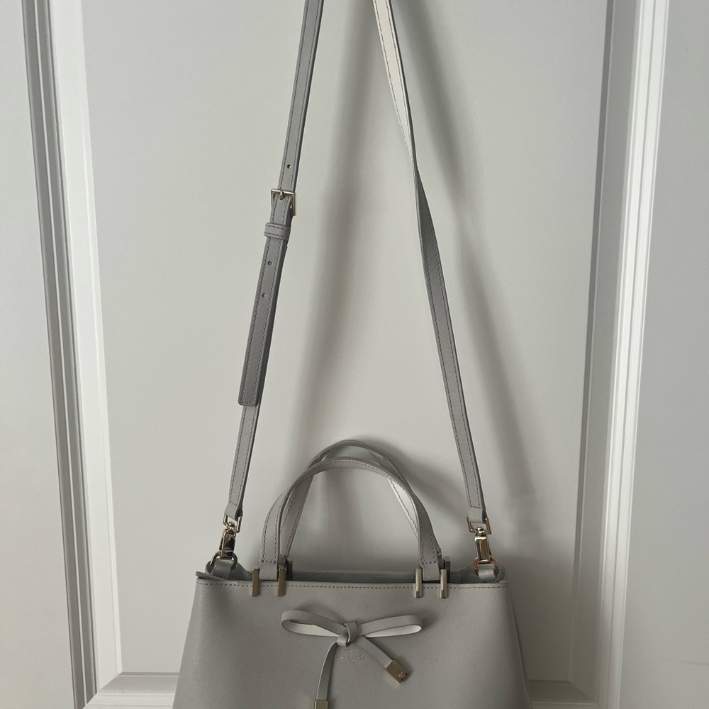 Kate Spade Light Gray Crossbody Bag